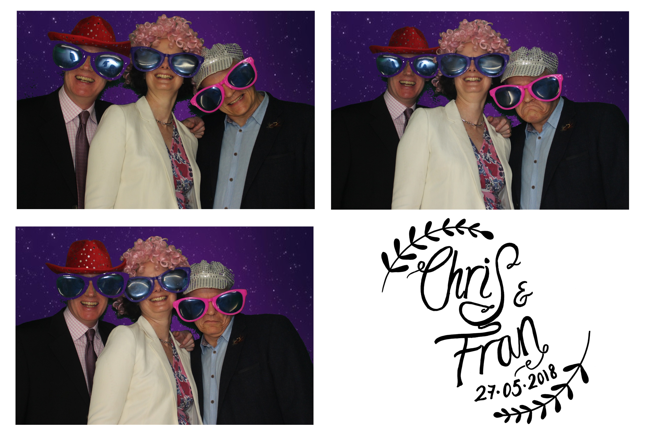 Chris & Fran | View more photos from the event at images.mobile-photo-booth.com/u/MobilePhotoBoothUK/Chris-Fran